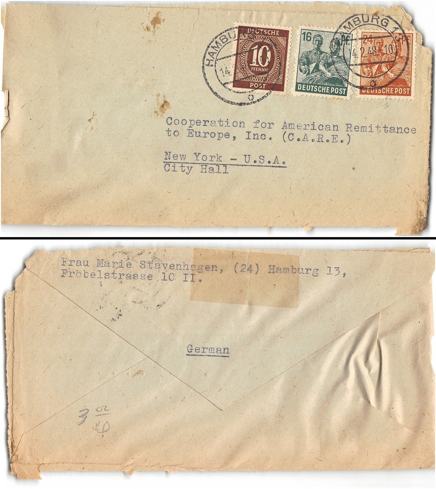 Hamburg to New York, 1948