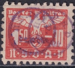 Lot Stamp Germany Revenue WWII Fascism War Era Labor 1939 1940 U