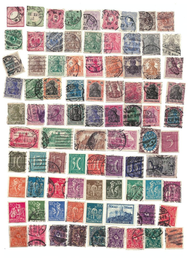 GER002 GERMANY Deutschland 1,344 different stamps *used/mint* WITH BETTERS!
