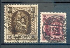 Saar 102/3 set or individual values clean printed 35EUR (M0598)