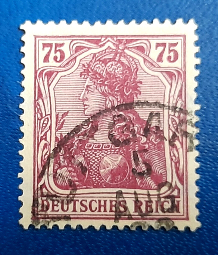 Stamp Germany Deutsches Reich Germania 75 Pfennig 1922 Mi. Nr. 197 (28261)