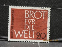 The listing is:(1)1962 Deutsche Bread for the World 20 Pfennig Postage Stamp-LH