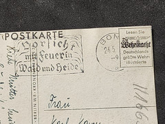 WW2 German Kriegsmarine Cruiser Nürnberg Feldpost Photo Postcard Admiral Scheer