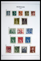 BERLIN Germany 1948-1990 Used Key Items Overprints Signed Stamp Collection