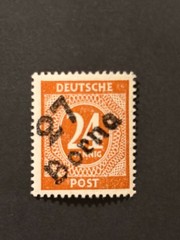 Germany 1948 Post WWII LOCAL overprint (BORNA) 24 Pf. MNH /s1 #426
