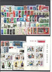 DDR 1960 – 1970, komplette Jahrgänge gestempelt o (teilweise ohne Blöcke)