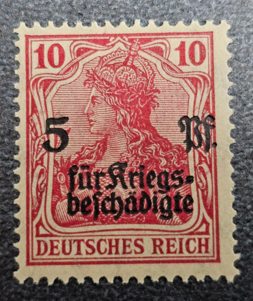 Stamp Germany Reich Germania 5 Pfennig 1919 Mi. Nr. 105 [🇩🇪39628-17]