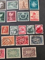 WW2 WWII Nazi German NSDAP THIRD REICH 50+ pc Stamp Lot Hitler Swastika + Sets