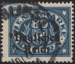 Stamp Germany Official Mi 040-50 Sc O58-68 1920 Dienst Reich Bavaria WWII Used