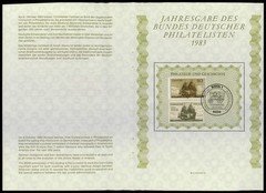 GERMANY FOLDER BDPH 1983 USA IMMIGRATION SHIP CONCORD – ONLY FOR MEMBERS !!!