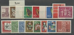 Germany Federal Republic 1962 Year Set MNH