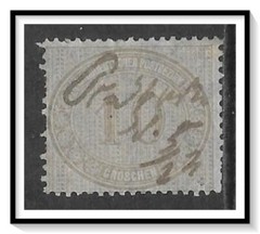 North German Confederation #25 Numeral Used