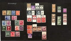 Germany Stamp Collection on 22 Pages, World War 2 & Occupations Lot (NC)