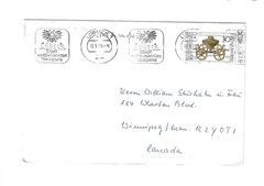 GERMANY 1976 Cover sent from Lubeck to Canada – Slogan Cancel