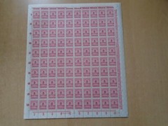 Germany – SG319 5M DM 1923 carmine. 10 x complete sheets of 100 stamps. MNH.