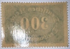 Travelstamps: 1922 Germany Stamps Deutsches Reich 300 Mark Mi. Nr. 249, MNH