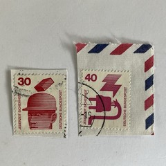 24 Germany stamps~1971-1982~Accident prevention~Macke~joust+German occupation