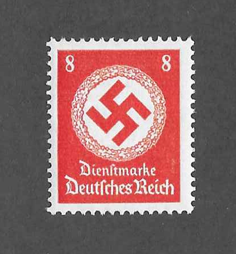 MNH stamp WWII official stamp 1942 issue PF08 ScO96 / Third Reich era Germany