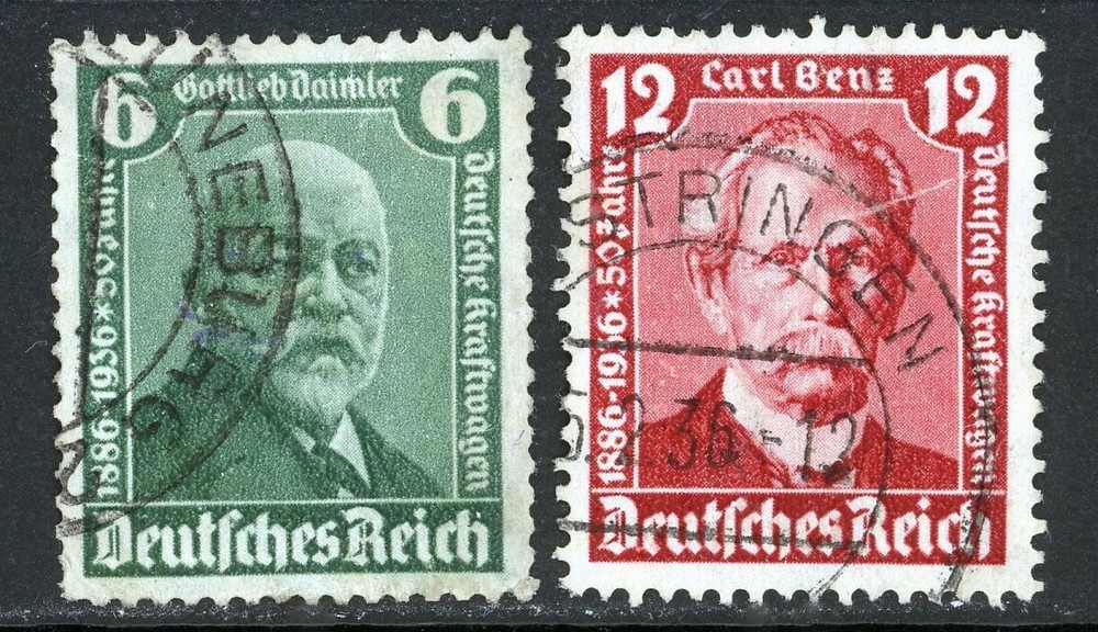 Stamps Germany, Scott # 470-471 used, complete set