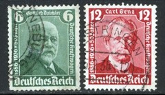 Stamps Germany, Scott # 470-471 used, complete set
