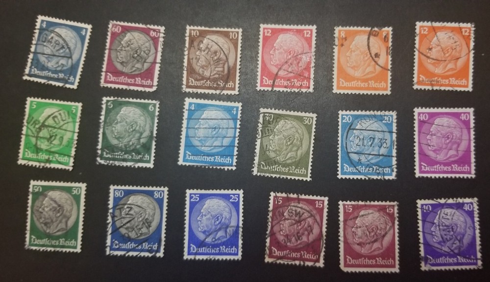 GERMANY Watermark 126 Used Stamp Lot T585