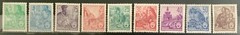 DDR #Mi577A-Mi585A MNH CV€16.00 1957 Five-Year Plan [Perf 13×12½][330-338]
