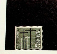 GERMANY Sc 753 NH ISSUE OF 1956 – WORLD WAR II – (AF24)