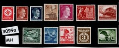 MH stamps Adolf Hitler & Regular postage Third Reich WWII era Germany #3099a