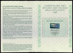 GERMANY FOLDER BDPH 1980 AVIATION – AIRPLANE – ONLY FOR MEMBERS !!!