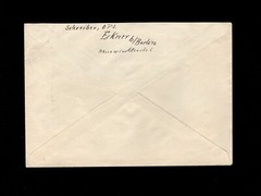 Germany X Selvage x 2 + 15p Hindenburg Zusammen + 5p Erkner 1933 Cover 1h