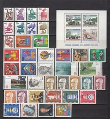 Germany BERLIN 1970-1972 – complete year sets – MNH (m3)