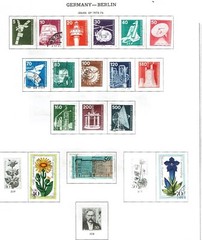 1975-6 Germany BERLIN #3 MIXED LOT OF 26 incl 4 SETS Sc#9N359- M/H/OG/USED*