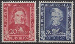 Germany 1949 West Germany complete semi postal set mint**, € 110.00
