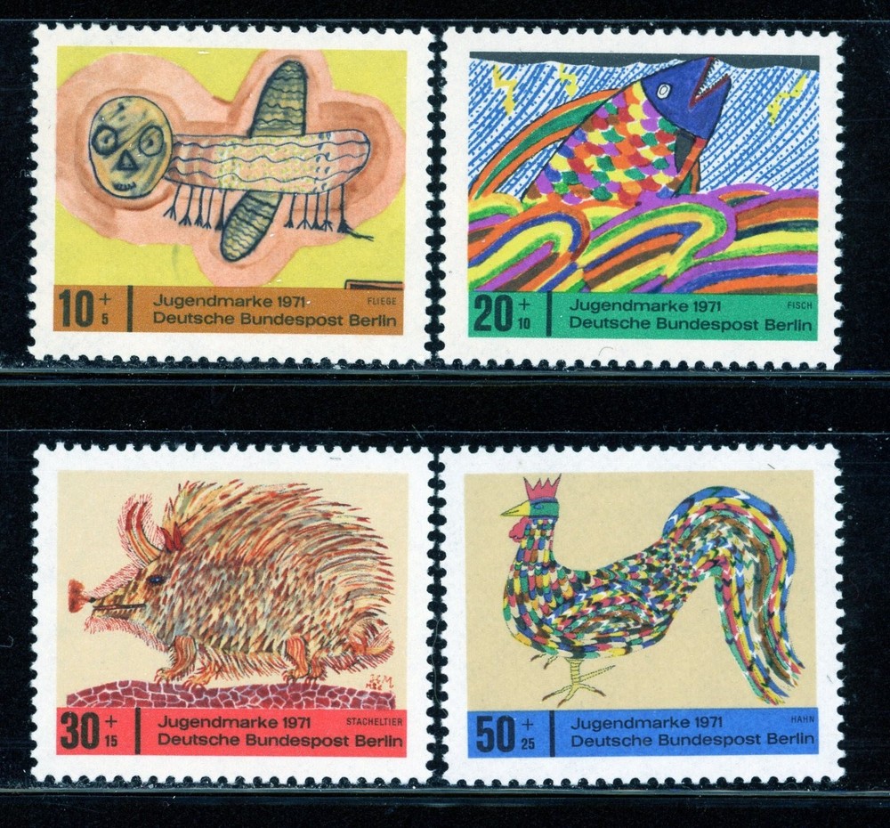Stamps Germany-Berlin, Scott # 9NB79-9NB82 Mint NH, complete set