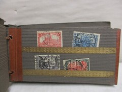 Lot of 90 Germany Stamps 1914-1924 in Book Briefmarken des Deutschen Reiches