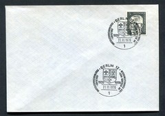 Germany – Berlin : Nice cover from 1970 (21.11.70) with fancy cancels – CTO