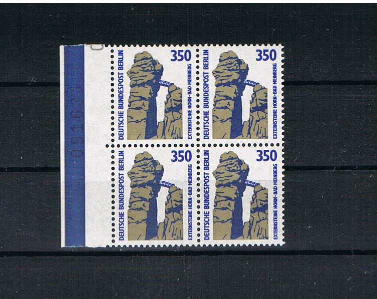 Berlin MiNr. 835 ** mint wonderful from the sheet margin in block of four