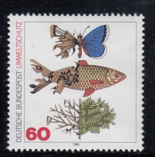 WEST GERMANY Preservation of the Environment MNH stamp