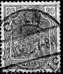 1902 GERMANY🔥Graublau Farbenführer(31-2-6)🔥Cd:GOLA 27.10.02 Mi#71c Val 1800Eur