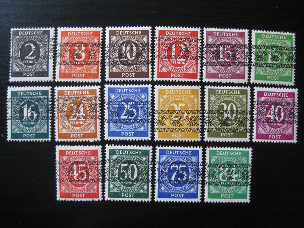 GERMANY Mi. #52I-68I scarce mint Posthorn overprint stamp set! CV $265.00