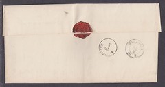 Germany, 1860 Stampless SFL WALDHEIM-GERINGSWALDE w/ impressed Revenue Stamp, VF