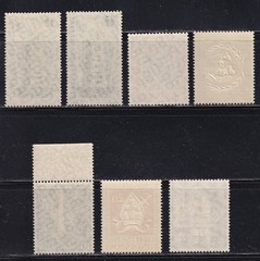 MATT’S STAMPS GERMANY #723-724, 735-736, 747-749 ISSUES OF 1954-56, MNH CV$24