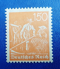 Germany Stamp Deutsches Reich 150 Pfennig 1921 Mi. Nr. 169 WZ 1 (22521)