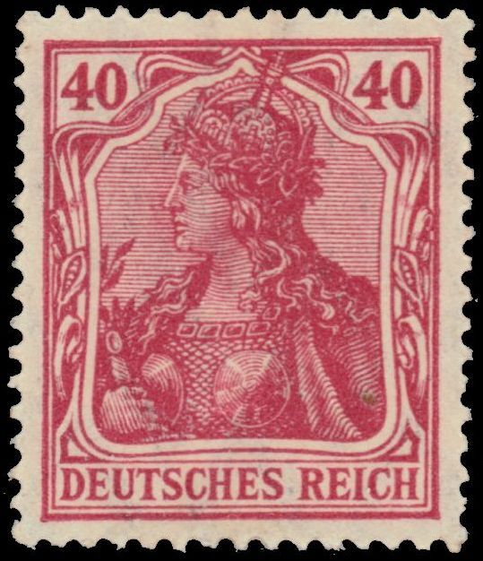 GERMANY 124 – Germania „1920 Carmine Rose“ (pc13223)