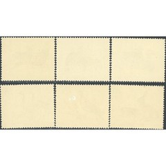 1968, DDR, 10pf-40pf, Mi #1357-#1362, Offset, UnWmk, P13½:13, Used