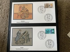 Germany 1986 #9NB234-9NB237 Vocational Training – 5 Fleetwood FDCs
