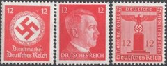 AUTHENTIC Historical Artifact Germany WWII 1942 Selection Hitler 3rd Reich MNH