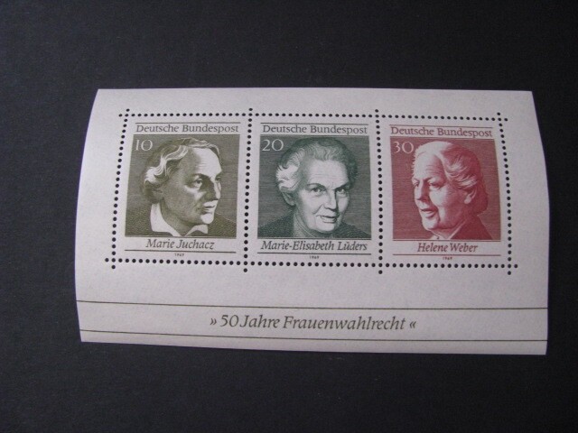 Germany Stamp Miniature Sheet Scott # 1007 Never Hinged Unused