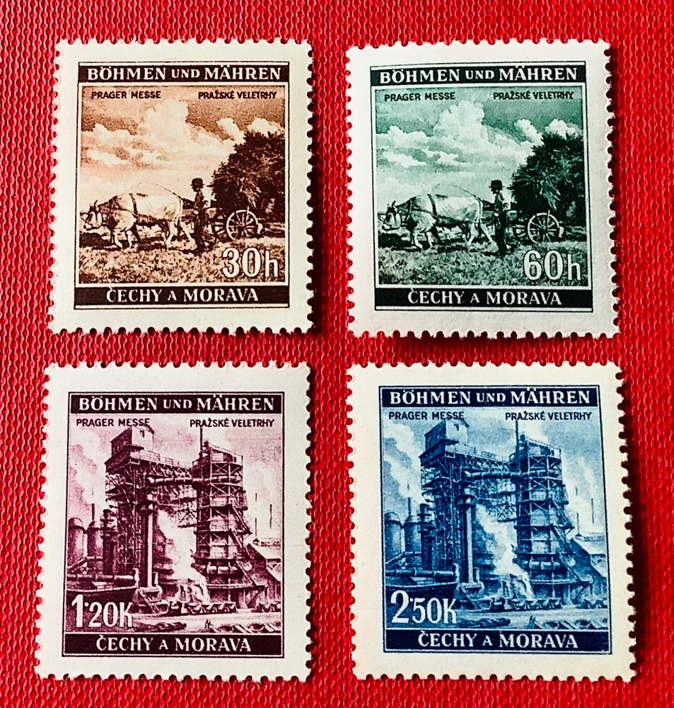 WWII Third Reich-German occupation of Bohemia and Moravia-Prague fairs complete