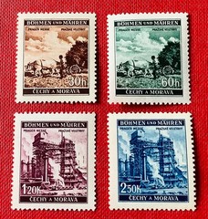 WWII Third Reich-German occupation of Bohemia and Moravia-Prague fairs complete